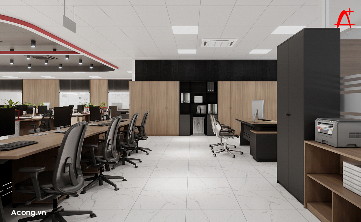 Thiết kế nội thất văn phòng công ty Mekamic